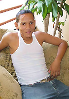 Young latino boys stretching his tight firm ass