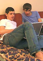 Sexy slim horny Boys fucking